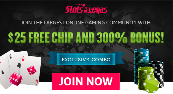 Slots of Vegas Casino promotional banner